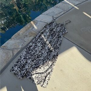 Anthropologie Black and White gorgeous flowy dress